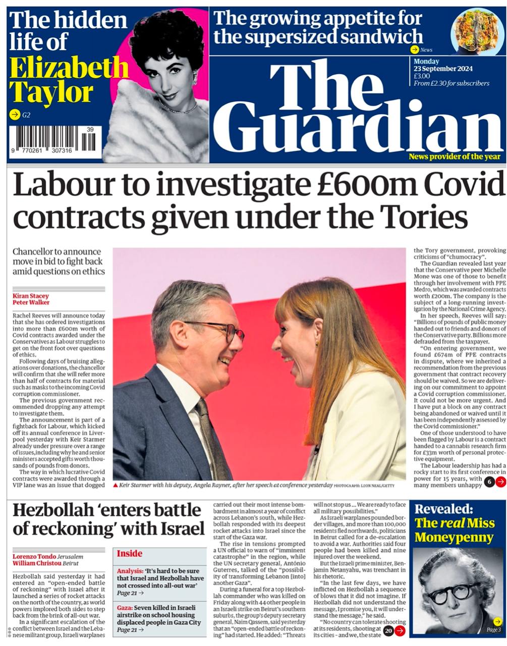 【报纸】卫报 The Guardian-23.09.2024 PDF