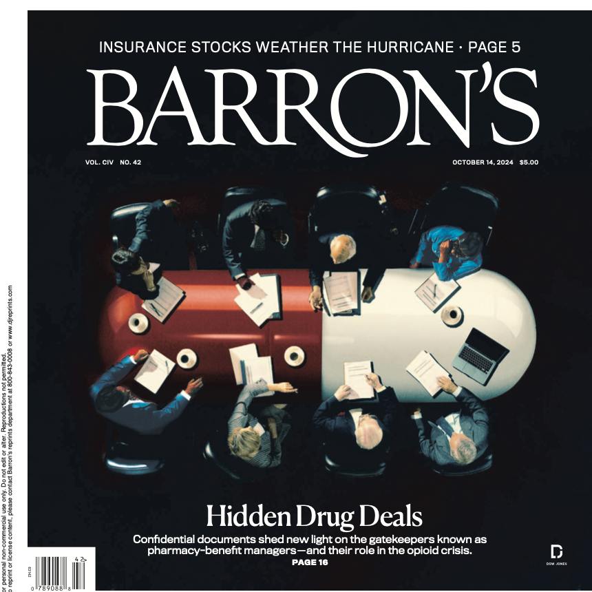  【杂志】巴伦周刊 Barron's-14.10.2024 PDF