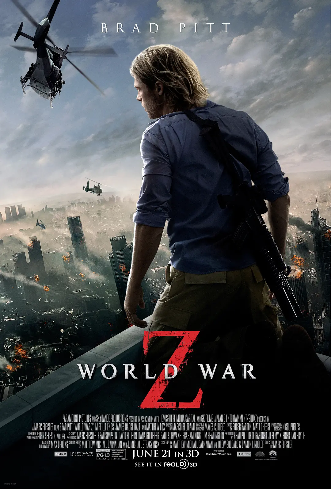 【电影】僵尸世界大战 World War Z (2013) 4K超高清REMUX 杜比视界  动作 / 科幻 / 恐怖  英语中字 夸克网盘