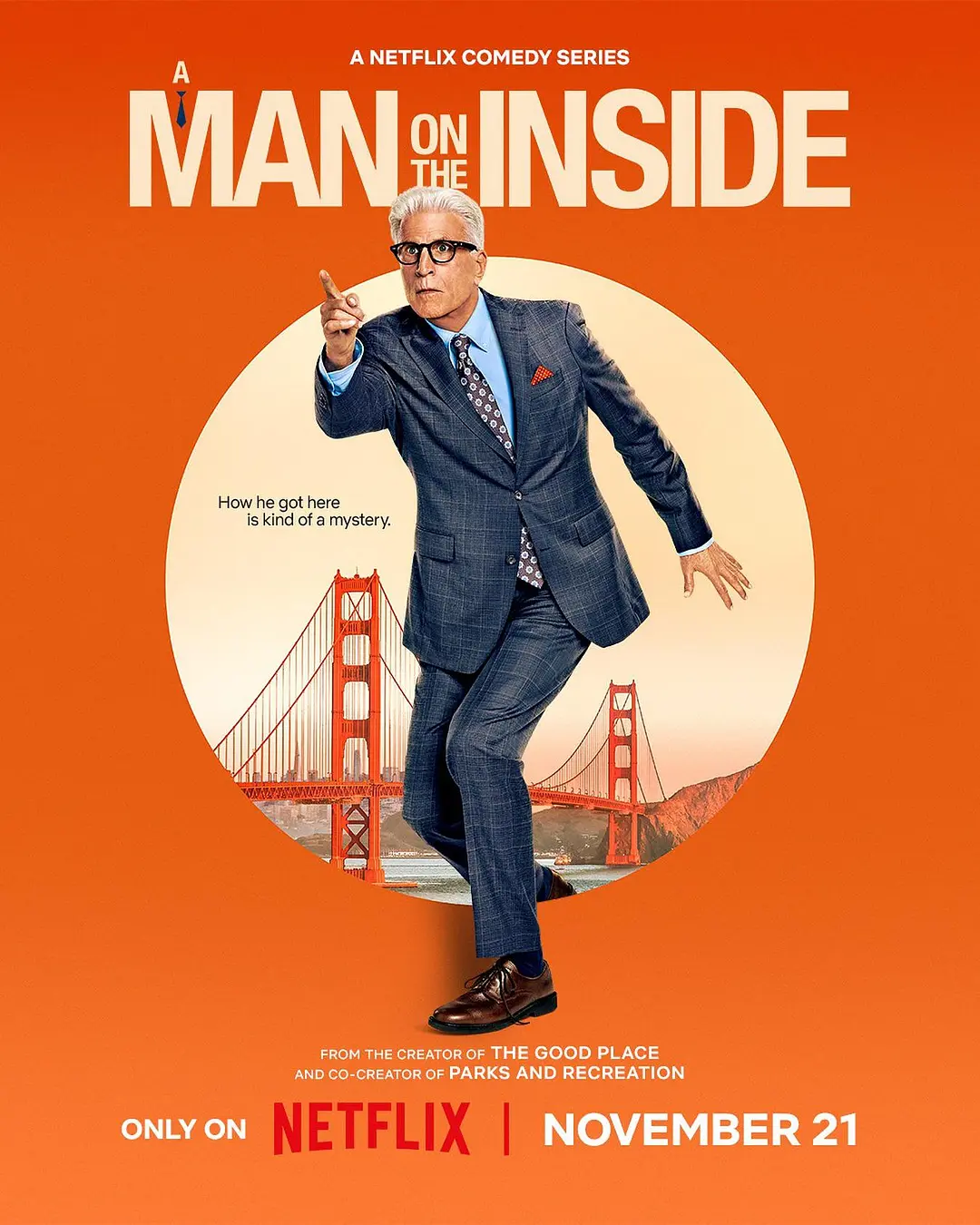 【美剧】新手老卧底 A Man on the Inside (2024) 1080P高清 喜剧 / 犯罪  英语中字 夸克百度迅雷UC网盘