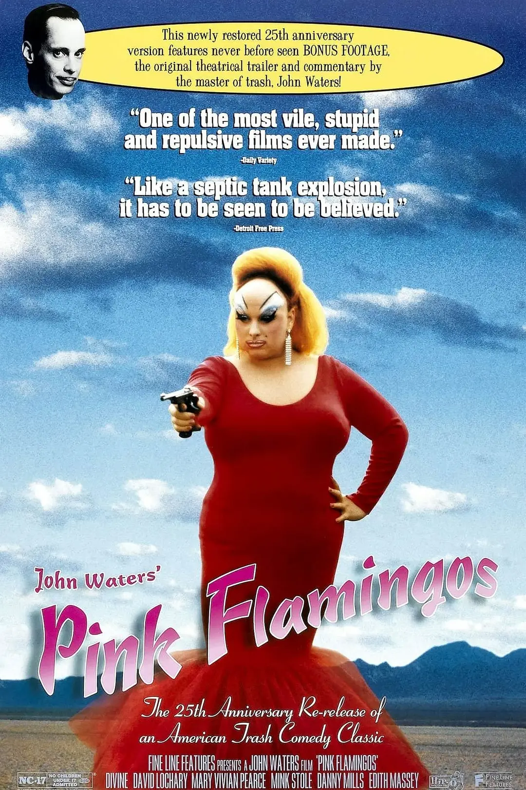 【电影】粉红色的火烈鸟 Pink Flamingos (1972) 1080P高清 喜剧 / 犯罪 英语中字 夸克百度迅雷UC123网盘