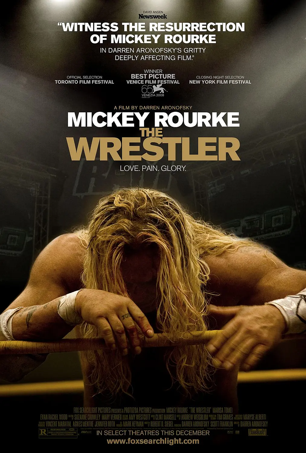 【电影】摔角王 The Wrestler (2008) 1080P高清 剧情/传记/运动 英语中字 夸克百度迅雷UC网盘
