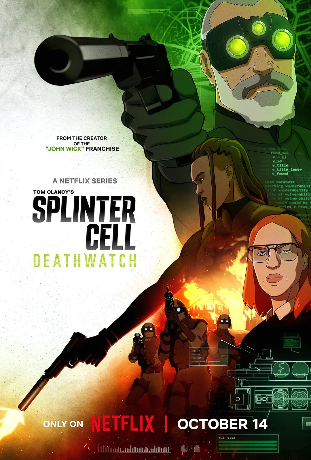 【动漫】细胞分裂：死亡监视 Splinter Cell: Deathwatch (2025) 1080P高清 动作/科幻/动画 英语中字 夸克百度迅雷UC网盘