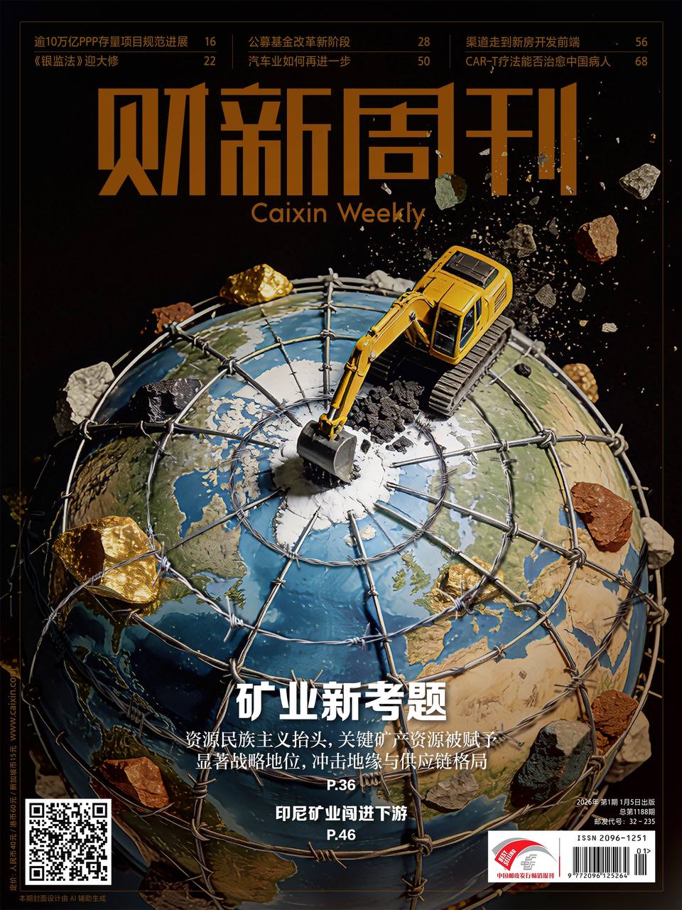 【杂志】财新周刊--2026第1期 PDF/EPUB/AZW3